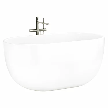 Luxurious Madeline Freestanding Bathtub 3D model image 1 