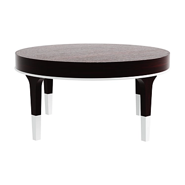 Elegant Oak Coffee Table 3D model image 1 