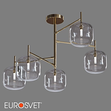 Eurosvet Jar Ceiling Chandelier 3D model image 1 