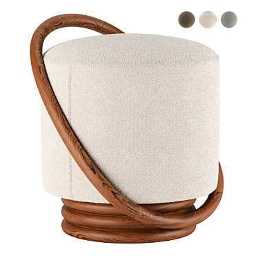 Soothing Comfort Pouf by Porada 3D model image 1 
