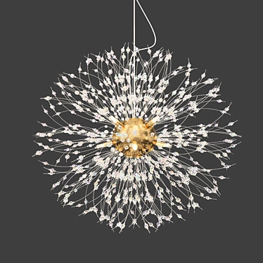 Elegant Dali Chandelier 3D model image 1 