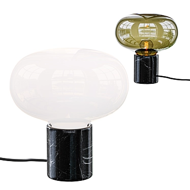 Sleek Karl Johan Table Lamp 3D model image 1 