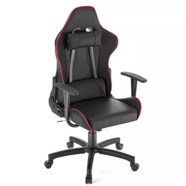 ErgoGamer: High-Detail Gaming Chair 3D model image 1 