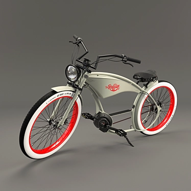 RUFFIAN Cement Grey: Unleash Your Ride 3D model image 1 