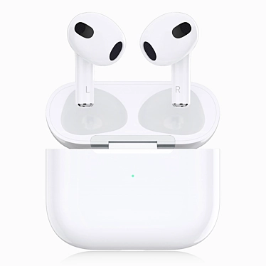 Wireless Freedom: Apple AirPods 3 3D model image 1 