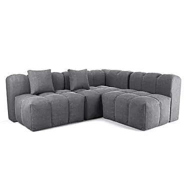 Modular Design Assembly Sofa 3D model image 1 