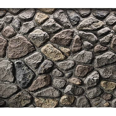 Seamless Stone Texture | PBR Material 3D model image 1 