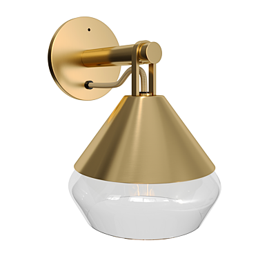 Artico Hatti Wall Sconce: Elegant Lighting Solution 3D model image 1 