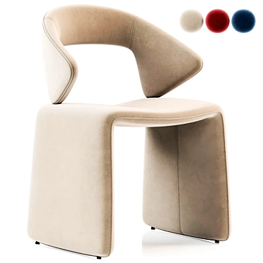 Elegant Suit Chair: Artifort 3D model image 1 