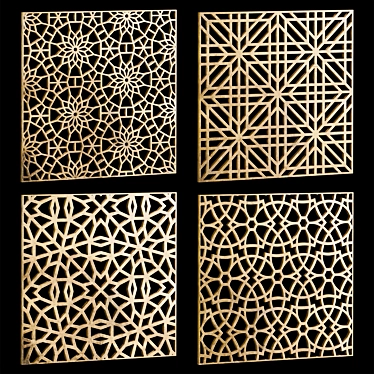 Set of square decorative panels 14