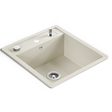 Blanco Dalago 45: Sleek and Functional Sink 3D model image 1 