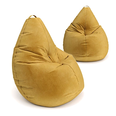 Title: Cozy Relaxation Beanbag Chair 3D model image 1 