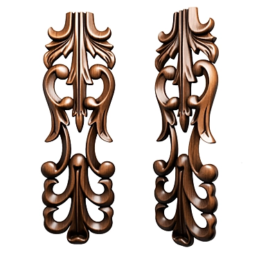 Wood Decor 54: CNC-Ready Design 3D model image 1 