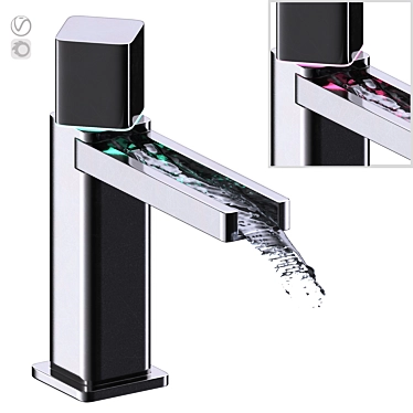 Elegant 50mm Faucet for Any Space 3D model image 1 