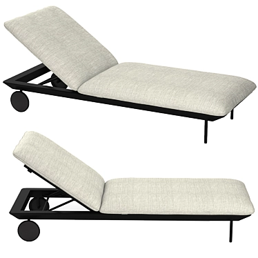 Elevate Your Lounge: Senja Lounger 3D model image 1 