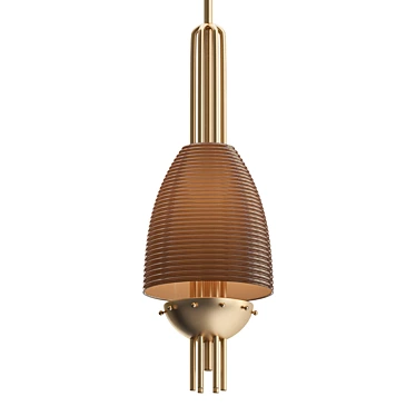  Signal-X Pendant: Large & Stylish 3D model image 1 