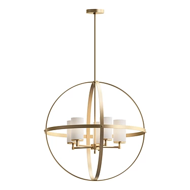 Elegant Alturas Chandelier 3D model image 1 