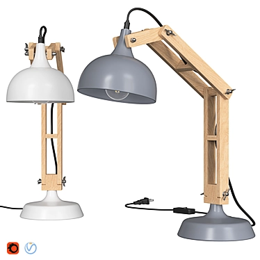 Salado Desk Lamp 3D model image 1 