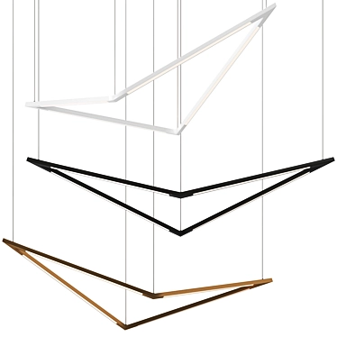 Modern Canopy Bird Pendant Lamp 3D model image 1 