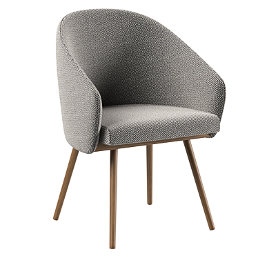 SAIA Dining Chair: Sleek Design for Modern Living 3D model image 1 