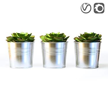 FEJKA FAKE Succulent Plant 3D model image 1 