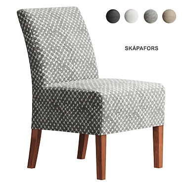 Scandinavian Style Skapafors Chair 3D model image 1 