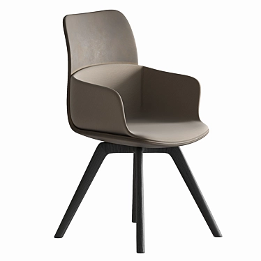 Elegant Molteni & C Armchair 3D model image 1 