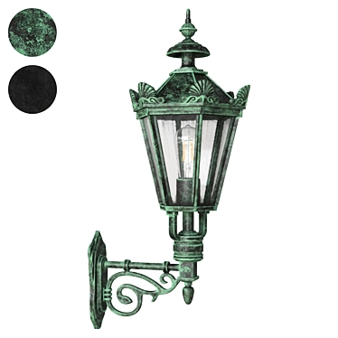 Elegant Schlesische Wall Lamp 3D model image 1 