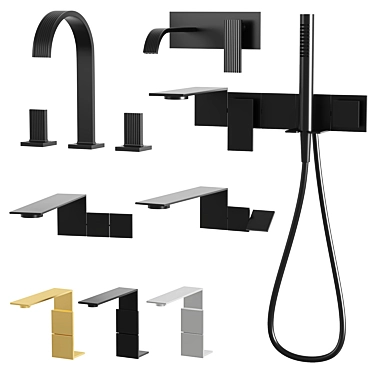 Elegant Treemme Faucets & Showers 3D model image 1 