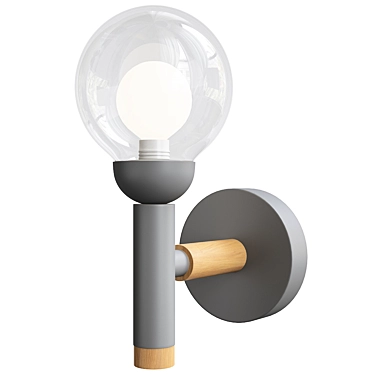 Sleek Eagle LED Lamp 3D model image 1 