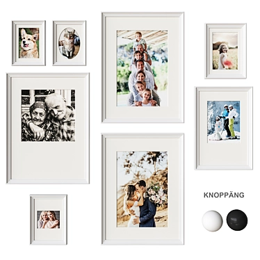 Family Moments Display: KNOPPÄNG IKEA 3D model image 1 