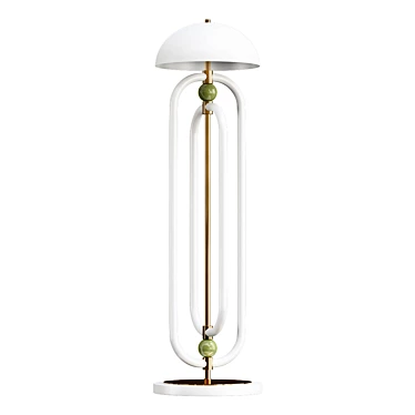 Elegant Welles Floor Lamp 3D model image 1 