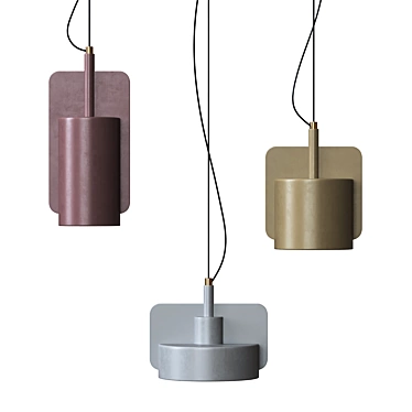 Industrial Cement Chandelier 3D model image 1 