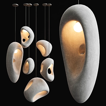 Sculpture-inspired Pendants by Rogan 3D model image 1 