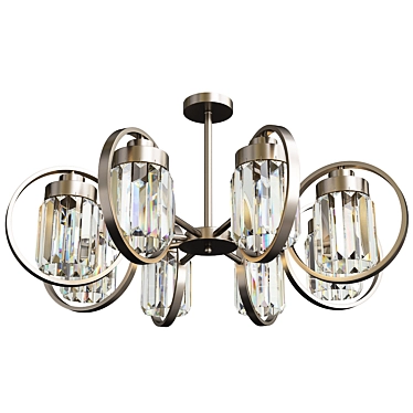 Luxury Eurosvet Lorraine Chandelier 3D model image 1 