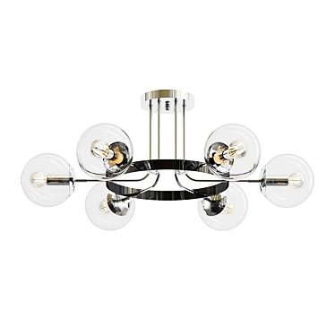 Intenso Ceiling Chandelier - Elegant and Modern 3D model image 1 