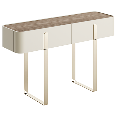 Sleek Lacquered Console - Capital Collection Eden 2022.1 3D model image 1 