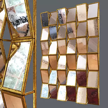 Sleek Miroir: Modern Reflection 3D model image 1 