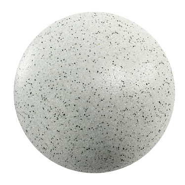 Elegant Terrazzo Marble Tile 3D model image 1 