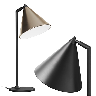 Moke Table Lamp: Modern Elegance Illuminated 3D model image 1 