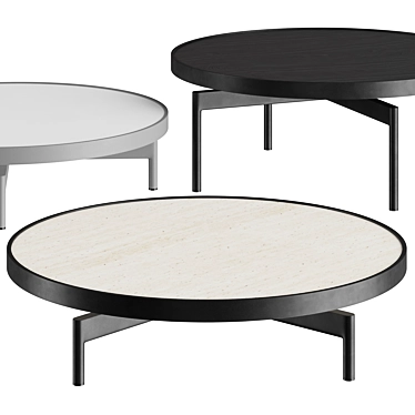 GANDIABLASCO ONDE | Versatile Outdoor and Indoor Table 3D model image 1 