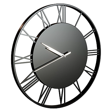17 Stories 56cm Wall Clock: Manigault 3D model image 1 