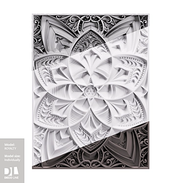 Title: Royal Baroque Relief 3D model image 1 