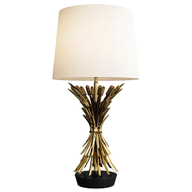 Elegant Bonheur Table Lamp 3D model image 1 