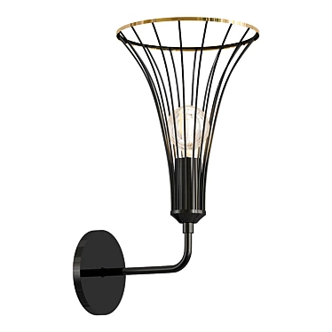 Stylish Lumien Wall Lamp 3D model image 1 
