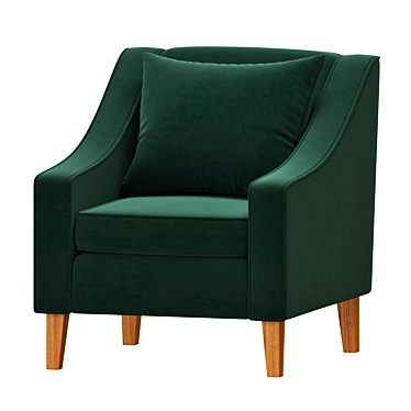 Modern Comfort: FLINSHULT Armchair 3D model image 1 