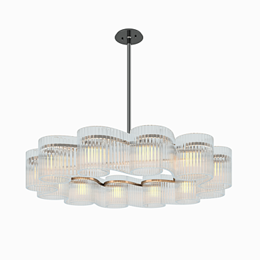 Corbett Lighting's Circo Pendant 3D model image 1 