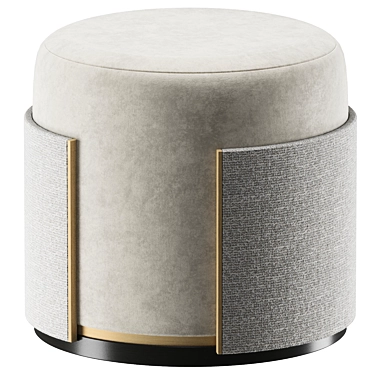 Modern BURGOS Stool: Sleek and Functional 3D model image 1 