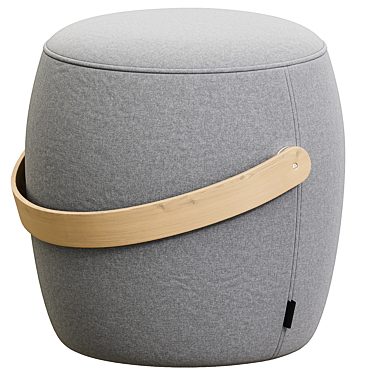  Versatile Upholstered Pouf by Offecct 3D model image 1 