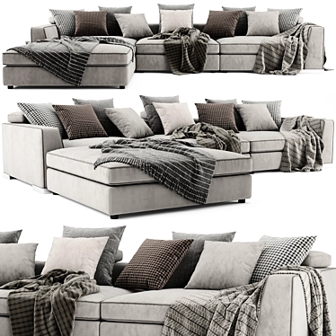 Flexform Armand Sofa Set 3D model image 1 